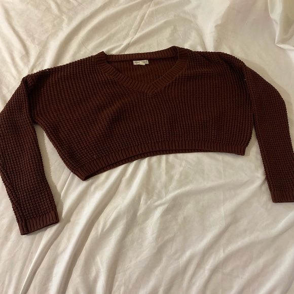 Aeropostale Women's Burgundy jumper - Picture 2 of 3